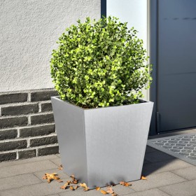 Jardinera de acero galvanizado 40x40x40 cm de , Maceteros y jardineras - Ref: Foro24-851062, Precio: 33,76 €, Descuento: %