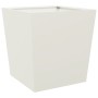 Jardineras 2 uds de acero blanco 50x50x50 cm by , Pots and planters - Ref: Foro24-851069, Price: 78,35 €, Discount: %