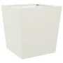 Zwei Pflanzkübel aus weißem Stahl, 50x50x50 cm. von , Töpfe und Pflanzgefäße - Ref: Foro24-851069, Preis: 90,42 €, Rabatt: %