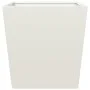 Zwei Pflanzkübel aus weißem Stahl, 50x50x50 cm. von , Töpfe und Pflanzgefäße - Ref: Foro24-851069, Preis: 90,42 €, Rabatt: %