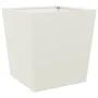 Zwei Pflanzkübel aus weißem Stahl, 50x50x50 cm. von , Töpfe und Pflanzgefäße - Ref: Foro24-851069, Preis: 90,42 €, Rabatt: %