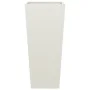 Blumenkästen 2 Stück weißer Stahl 35x35x75 cm von , Töpfe und Pflanzgefäße - Ref: Foro24-851083, Preis: 105,20 €, Rabatt: %