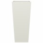 Blumenkästen 2 Stück weißer Stahl 35x35x75 cm von , Töpfe und Pflanzgefäße - Ref: Foro24-851083, Preis: 107,04 €, Rabatt: %