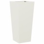 Blumenkästen 2 Stück weißer Stahl 35x35x75 cm von , Töpfe und Pflanzgefäße - Ref: Foro24-851083, Preis: 107,04 €, Rabatt: %