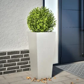 Edelstahl-Pflanzgefäß 35x35x75 cm von , Töpfe und Pflanzgefäße - Ref: Foro24-851088, Preis: 93,17 €, Rabatt: %