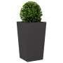 Pflanzkübel 2 Stück aus schwarzem Stahl 45x45x75 cm von , Töpfe und Pflanzgefäße - Ref: Foro24-851095, Preis: 104,06 €, Rabat...