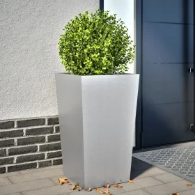 Jardinera de acero inoxidable 45x45x75 cm de , Maceteros y jardineras - Ref: Foro24-851104, Precio: 68,81 €, Descuento: %
