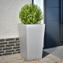 Edelstahl-Pflanzgefäß 45x45x75 cm von , Töpfe und Pflanzgefäße - Ref: Foro24-851104, Preis: 59,65 €, Rabatt: %