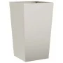 Pflanzgefäß aus rostfreiem Stahl 45x45x75 cm von , Töpfe und Pflanzgefäße - Ref: Foro24-851106, Preis: 85,61 €, Rabatt: %