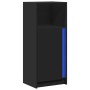 Aparador con luces LED madera de ingeniería negro 42,5x34x100cm by , Sideboards - Ref: Foro24-852153, Price: 65,29 €, Discoun...