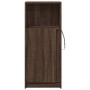 Aparador con LED madera ingeniería marrón roble 42,5x34x100 cm by , Sideboards - Ref: Foro24-852158, Price: 59,54 €, Discount: %