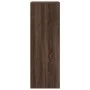 Aparador con LED madera ingeniería marrón roble 42,5x34x100 cm by , Sideboards - Ref: Foro24-852158, Price: 58,82 €, Discount: %