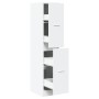 Armario botiquín madera de ingeniería blanco 30x41x144,5 cm by , Lockers and storage cabinets - Ref: Foro24-855169, Price: 82...