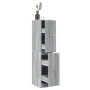 Armario botiquín madera ingeniería gris Sonoma 30x41x144,5 cm by , Lockers and storage cabinets - Ref: Foro24-855174, Price: ...