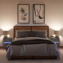 Wand-Nachttische mit LED-Lichtern, 2 Stück, Betongrau. von , Nachttische - Ref: Foro24-3307968, Preis: 93,48 €, Rabatt: %