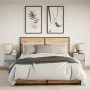 Mesitas de noche de pared con luces LED 2 uds gris hormigón by , Nightstands - Ref: Foro24-3307968, Price: 89,07 €, Discount: %