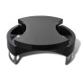 Moderner und verstellbarer schwarz glänzender Couchtisch von vidaXL, Couchtisch - Ref: Foro24-240425, Preis: 342,42 €, Rabatt: %