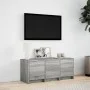 TV-Möbel mit LED-Beleuchtung aus grauem Sonoma-Ingenieurholz, 97x34x40 cm. von , TV-Möbel - Ref: Foro24-852241, Preis: 74,92 ...