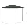 Anthracite grey gazebo 3x3x2.6 m 160 g/m² by vidaXL, Tents and gazebos - Ref: Foro24-313610, Price: 112,78 €, Discount: %