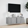 Wand-TV-Möbel mit LED-Lichtern in Sonoma-Grau 100x31x35 cm von , TV-Möbel - Ref: Foro24-852269, Preis: 61,50 €, Rabatt: %