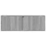 Wand-TV-Möbel mit LED-Lichtern in Sonoma-Grau 100x31x35 cm von , TV-Möbel - Ref: Foro24-852269, Preis: 61,50 €, Rabatt: %
