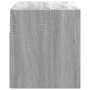 Wand-TV-Möbel mit LED-Lichtern in Sonoma-Grau 100x31x35 cm von , TV-Möbel - Ref: Foro24-852269, Preis: 62,34 €, Rabatt: %