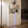 Sideboard mit LED-Beleuchtung aus weißem Ingenieurholz 77x34x100 cm von , Sideboards - Ref: Foro24-852145, Preis: 77,66 €, Ra...