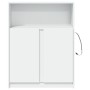 Sideboard mit LED-Beleuchtung aus weißem Ingenieurholz 77x34x100 cm von , Sideboards - Ref: Foro24-852145, Preis: 78,59 €, Ra...