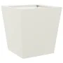 Jardineras 2 unidades acero blanco 40x40x40 cm de , Maceteros y jardineras - Ref: Foro24-851055, Precio: 66,70 €, Descuento: %