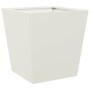 Pflanzkübel 2 Stück aus weißem Stahl 40x40x40 cm von , Töpfe und Pflanzgefäße - Ref: Foro24-851055, Preis: 57,75 €, Rabatt: %
