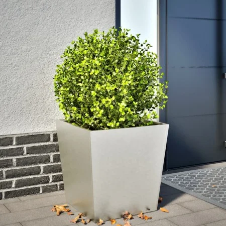Jardinera de acero inoxidable 50x50x50 cm by , Pots and planters - Ref: Foro24-851074, Price: 80,78 €, Discount: %