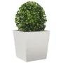 Jardinera de acero inoxidable 50x50x50 cm by , Pots and planters - Ref: Foro24-851074, Price: 80,78 €, Discount: %