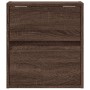 Wand-TV-Möbel mit LED-Lichtern in Eichenbraun 41x31x45 cm von , TV-Möbel - Ref: Foro24-852283, Preis: 55,02 €, Rabatt: %