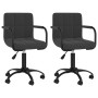 Drehstühle für Esszimmer, 2 Stück, schwarzer Samt von , Essstühle - Ref: Foro24-334718, Preis: 148,89 €, Rabatt: %