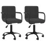 Swivel dining chairs 2 pcs black velvet by , dining chairs - Ref: Foro24-334718, Price: 146,16 €, Discount: %