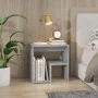 Mesita de noche madera contrachapada gris Sonoma 40x30x40 cm de , Mesitas de noche - Ref: Foro24-815179, Precio: 27,75 €, Des...