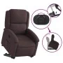 Verstellbarer Aufstehsessel aus dunkelbraunem Stoff von , Sessel - Ref: Foro24-3204169, Preis: 276,13 €, Rabatt: %