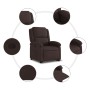 Dark brown fabric reclining and lift chair by , Armchairs - Ref: Foro24-3204169, Price: 256,44 €, Discount: %