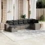 Set de sofás de jardín 7 pzas con cojines ratán PE gris claro de , Conjuntos de jardín - Ref: Foro24-3264438, Precio: 492,99 ...