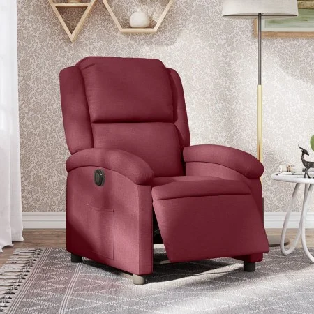 Elektrischer Relaxsessel aus rotem Stoff von , Sessel - Ref: Foro24-3204143, Preis: 241,98 €, Rabatt: %