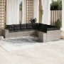 Set sofás jardín 10 pzas con cojines ratán sintético gris claro de , Conjuntos de jardín - Ref: Foro24-3223111, Precio: 703,8...