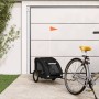 Fahrradanhänger für Haustiere, Eisen, Oxford-Gewebe, schwarz. von , Kinderwagen für Haustiere - Ref: Foro24-93961, Preis: 102...