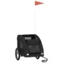Fahrradanhänger für Haustiere, Eisen, Oxford-Gewebe, schwarz. von , Kinderwagen für Haustiere - Ref: Foro24-93961, Preis: 99,...