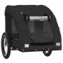 Fahrradanhänger für Haustiere, Eisen, Oxford-Gewebe, schwarz. von , Kinderwagen für Haustiere - Ref: Foro24-93961, Preis: 99,...