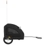 Remolque de bicicleta mascotas hierro tela Oxford negro by , pet strollers - Ref: Foro24-93961, Price: 101,74 €, Discount: %