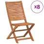 Sillas jardín reclinables 8 uds madera maciza acacia 51x66x95cm de , Sillas de jardín - Ref: Foro24-3214473, Precio: 426,17 €...