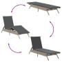 Tumbona con cojín ratán sintético gris claro by , Loungers - Ref: Foro24-4002706, Price: 146,97 €, Discount: %