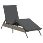 Tumbonas con cojines 2 unidades ratán sintético gris by , Loungers - Ref: Foro24-3261580, Price: 285,34 €, Discount: %