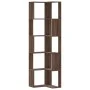 Estantería de esquina 5 niveles madera marrón roble 50x50x179cm by , Bookcases and shelves - Ref: Foro24-852588, Price: 84,99...