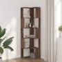 Estantería de esquina 5 niveles madera marrón roble 50x50x179cm by , Bookcases and shelves - Ref: Foro24-852588, Price: 84,99...